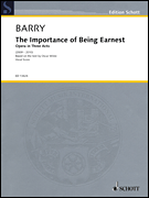 The Importance of Being Earnest Vocal Score cover